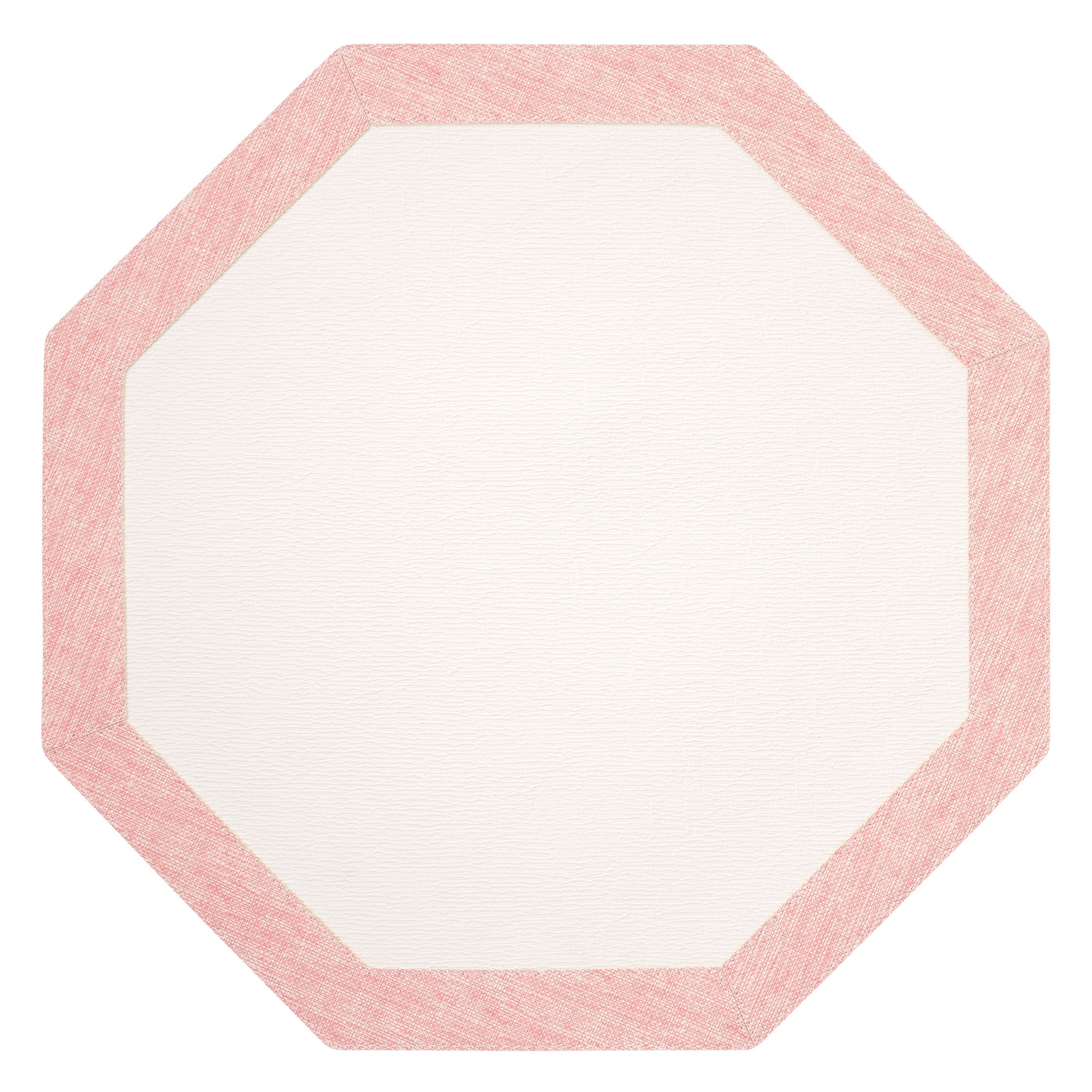 Bordino Rose Octagon Placemat p/4