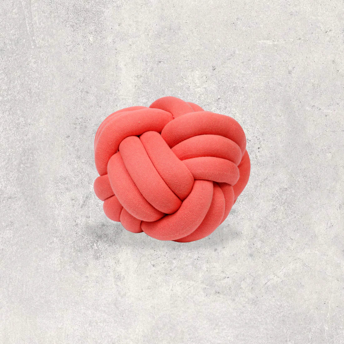Knot Pillow- Crimson