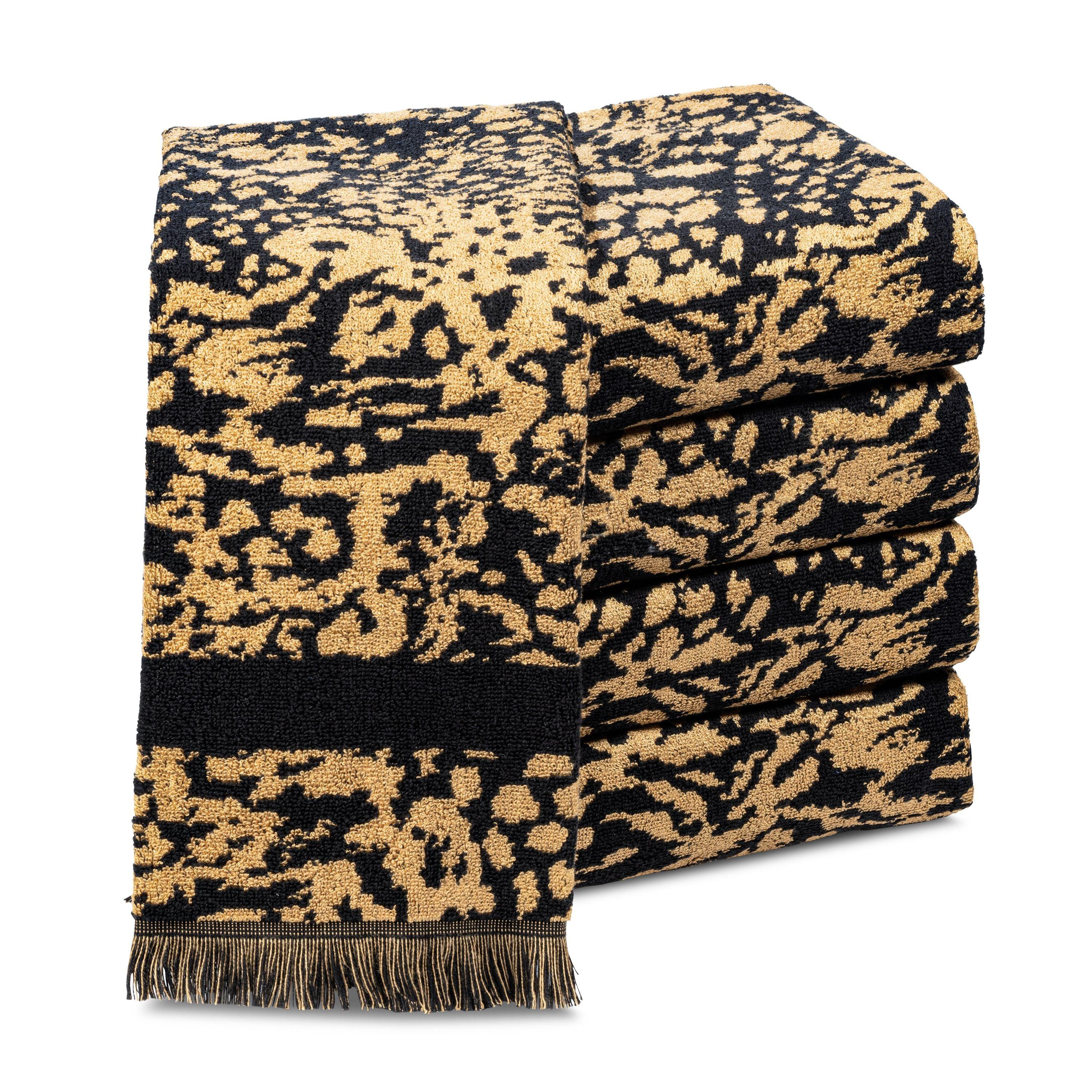Leopard Hand Towel - Elegant Linen