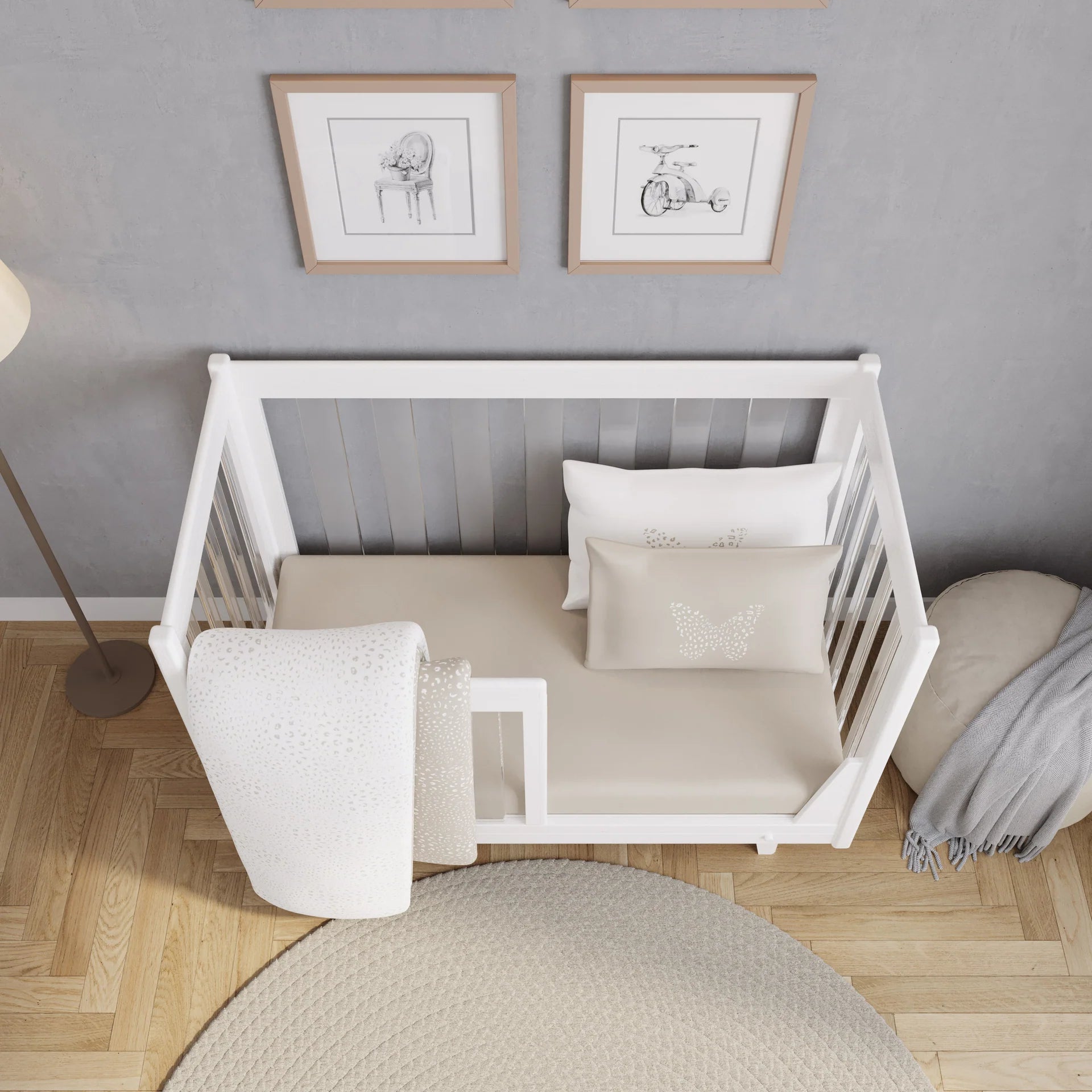 The Sierra 4 Piece Crib Set