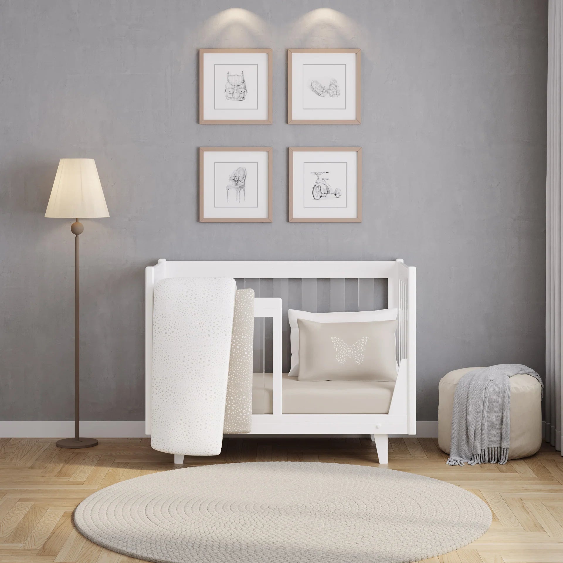The Sierra 4 Piece Crib Set