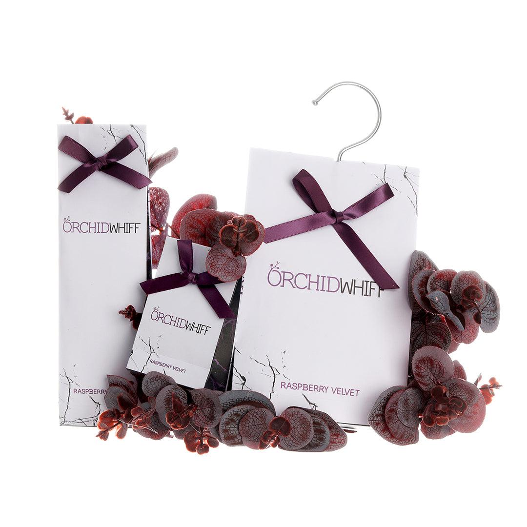 Raspberry Velvet Fragrance Envelope - Elegant Linen