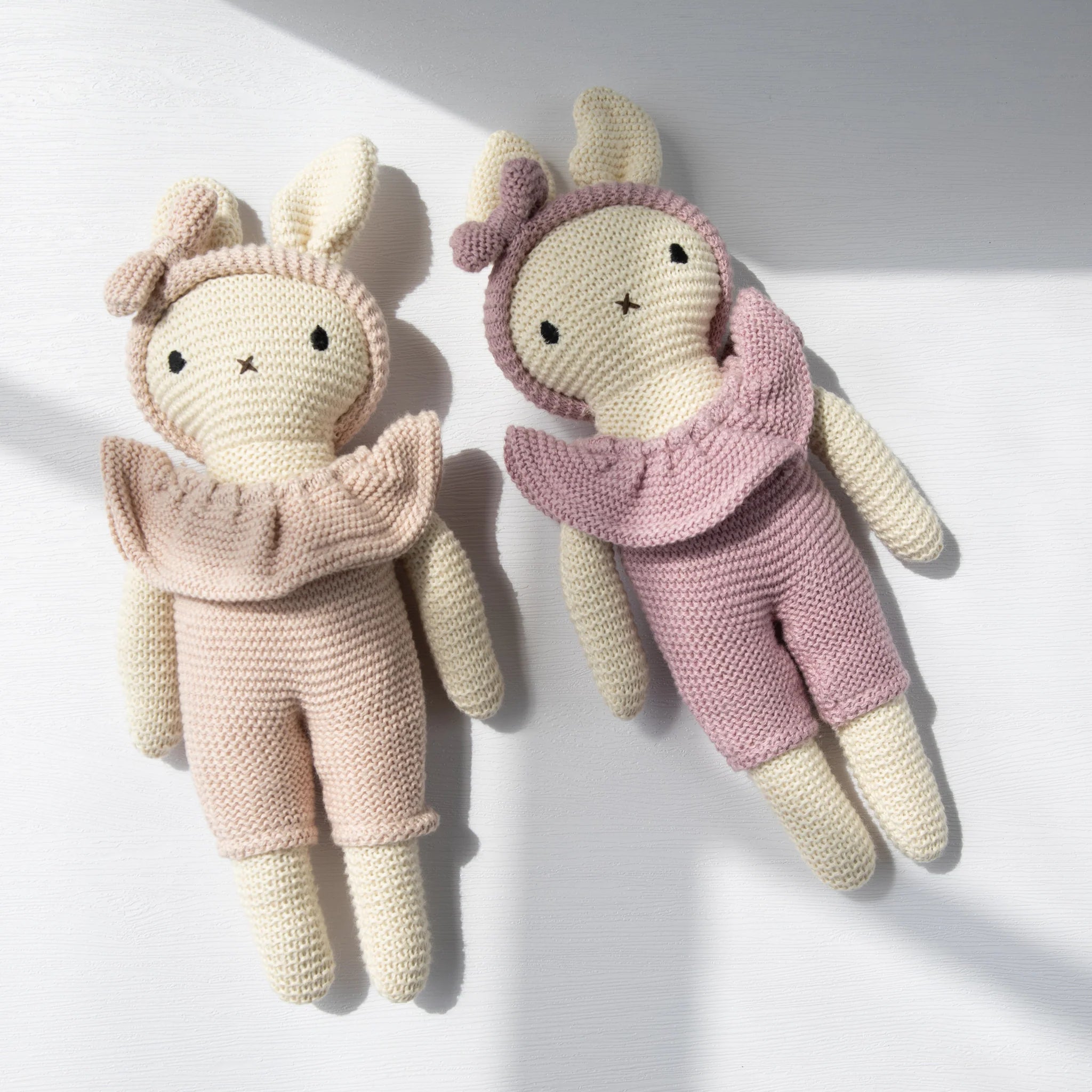 Bunny Head Band Jumpsuit - Shell Doll