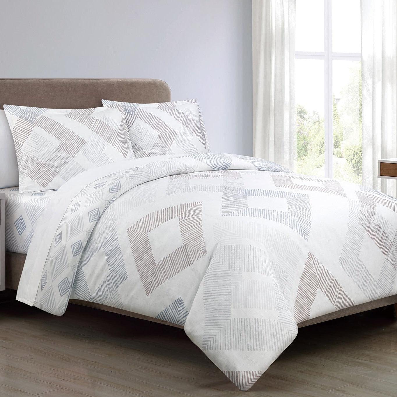 Spectrum 4 Piece Bedding Set - Elegant Linen