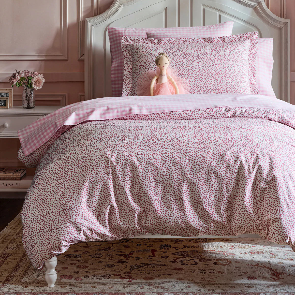 Sweethearts 4 Piece Bedding Set