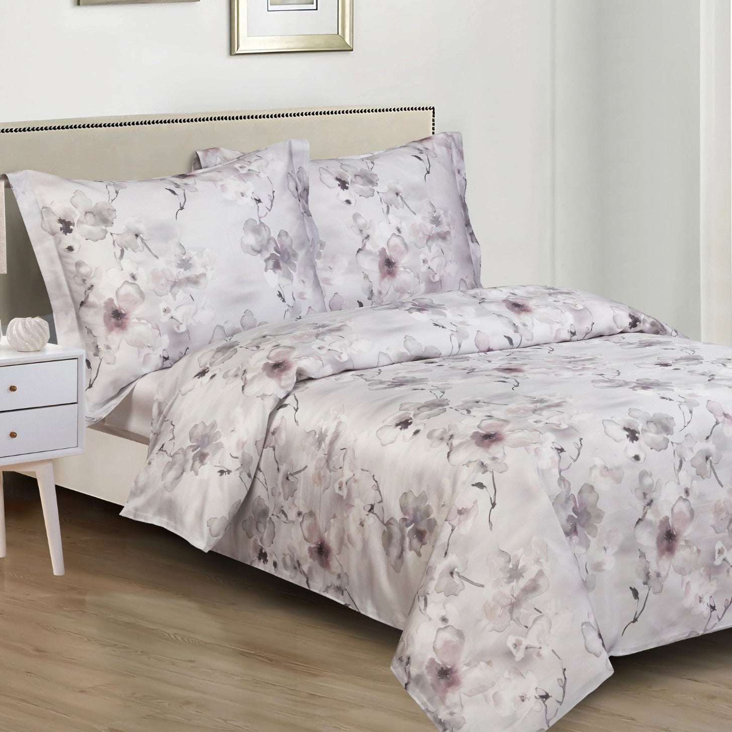 French Orchids 8 Piece Bedding Set