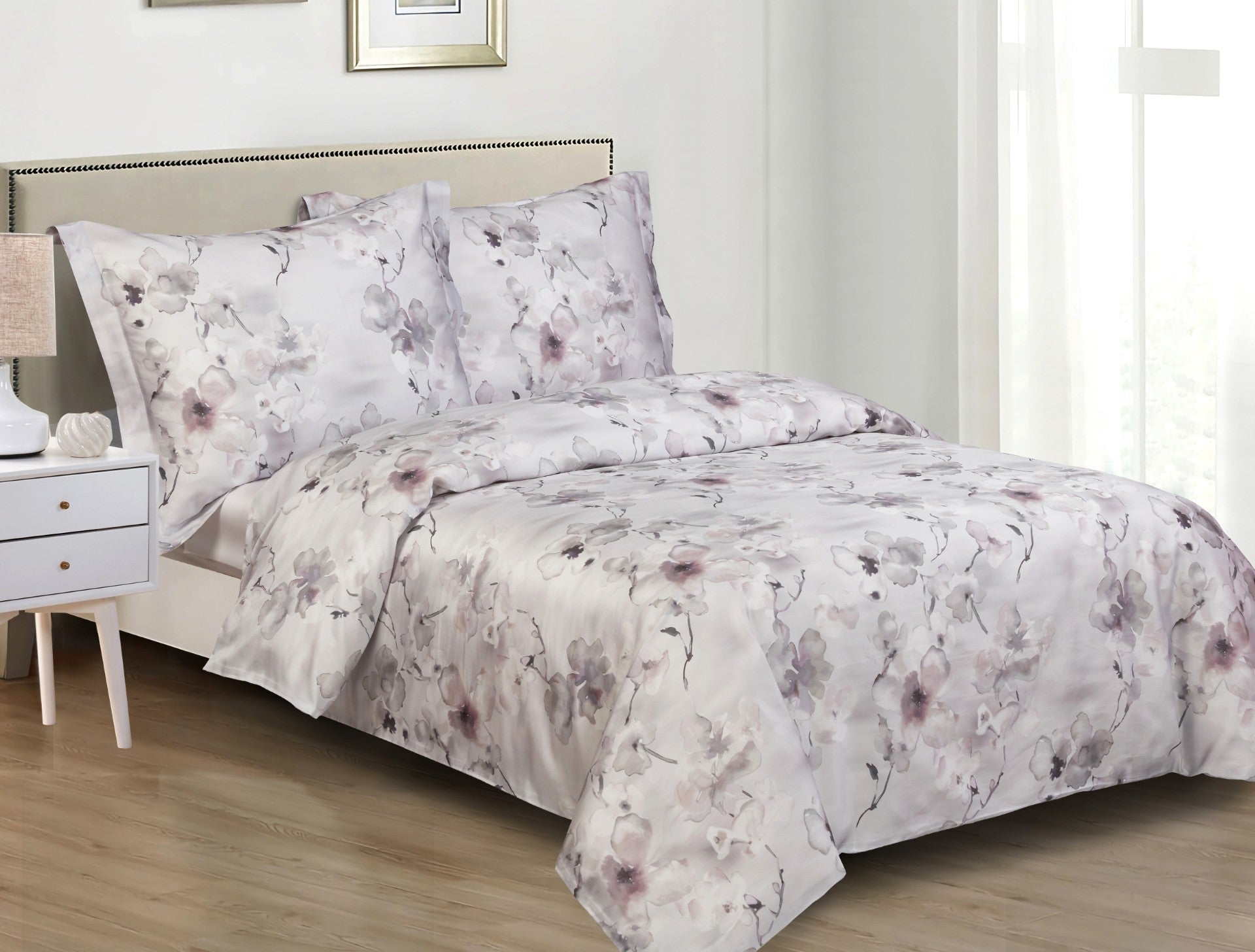 French Orchids 8 Piece Bedding Set