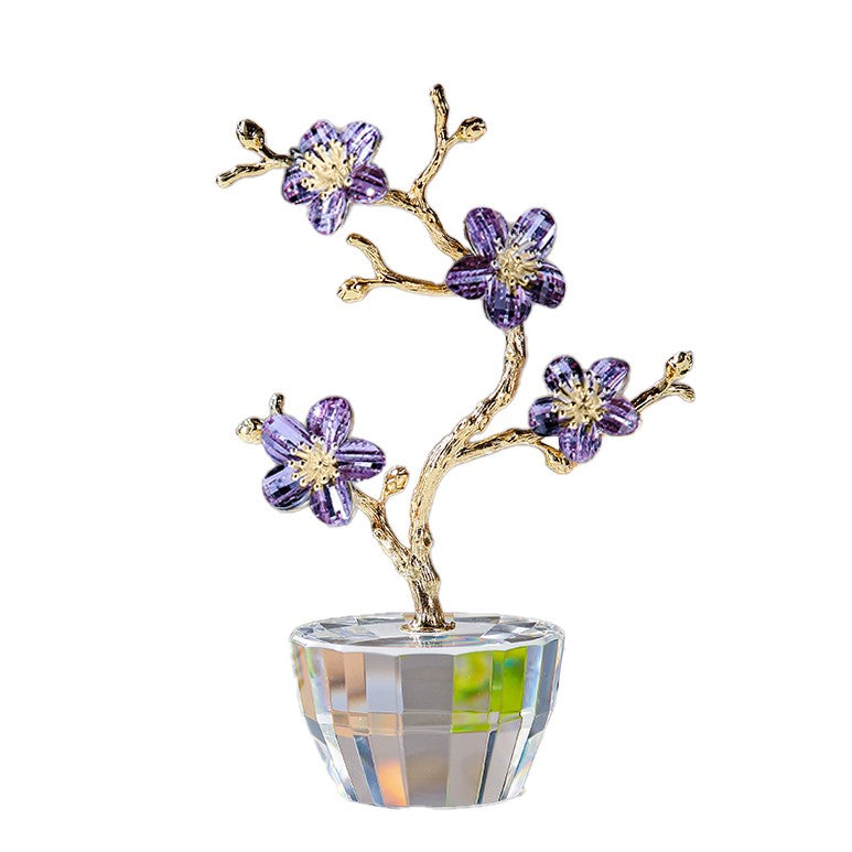 Crystal Floral Plum