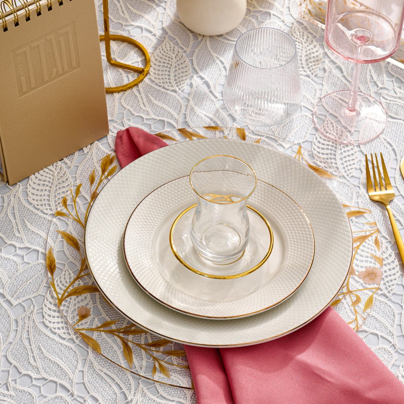 Floral Bird Chargers - Bird