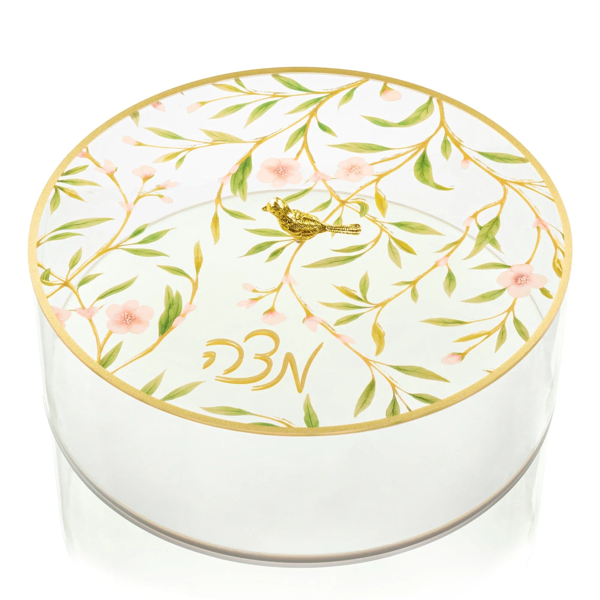 Floral Bird Matzah Box