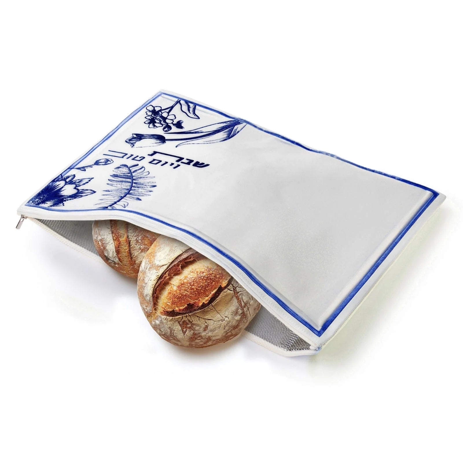 French Toile Challah Pouch Cover