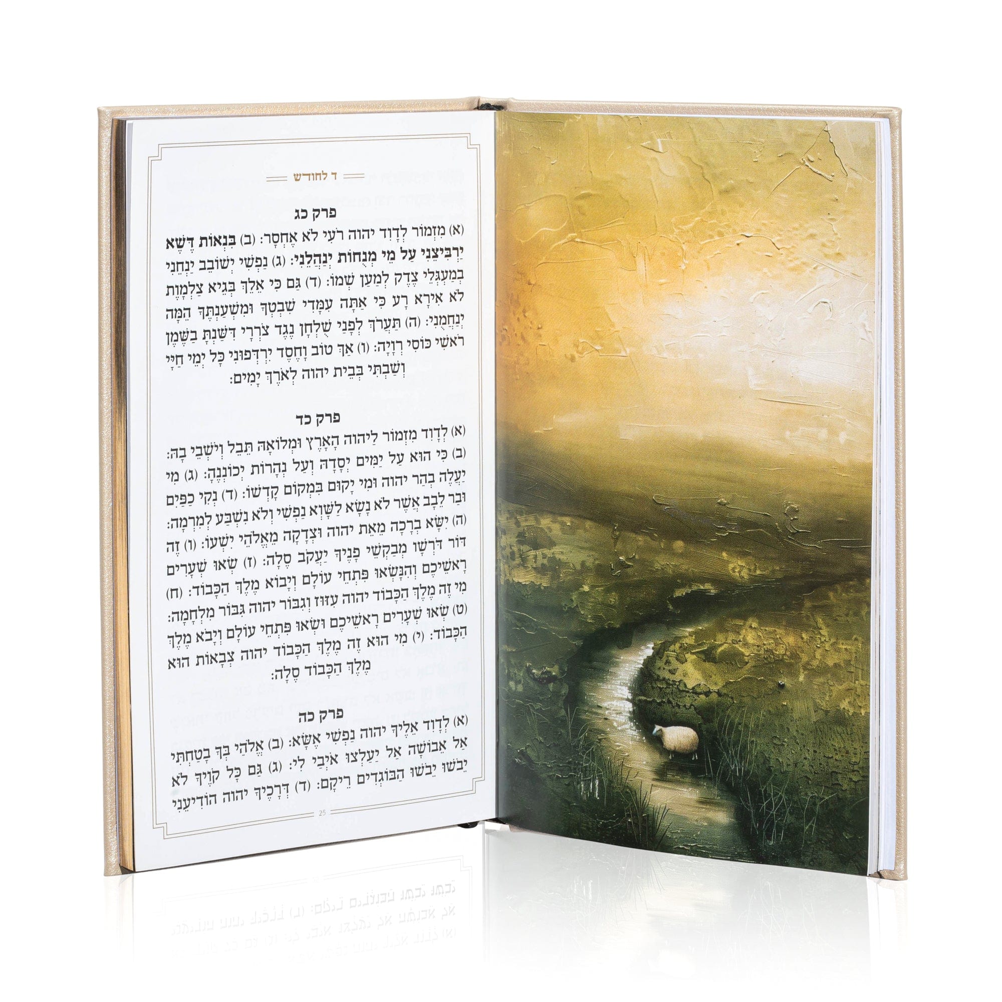 Leather Painted Tehillim (Large)