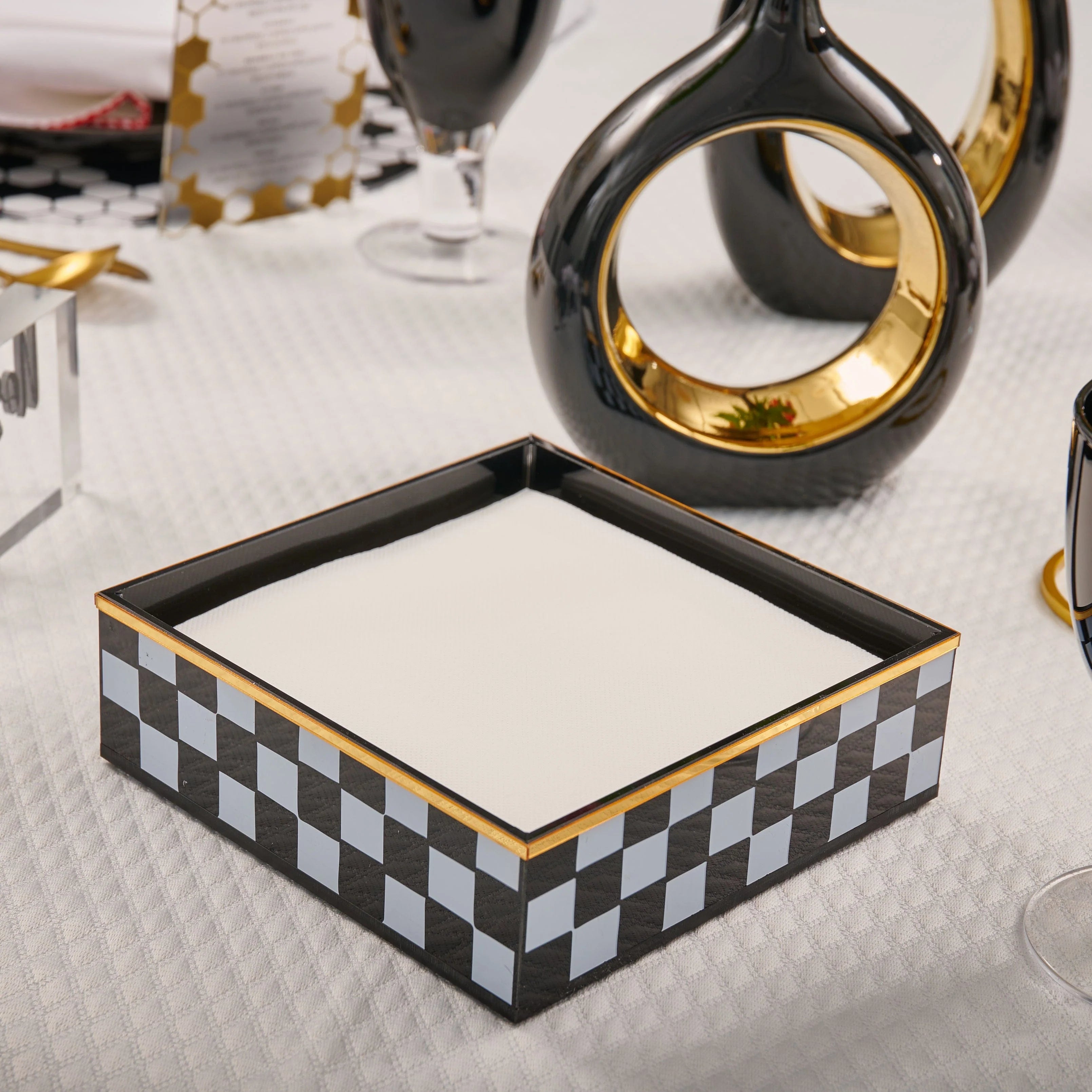 Onyx Napkin Holder