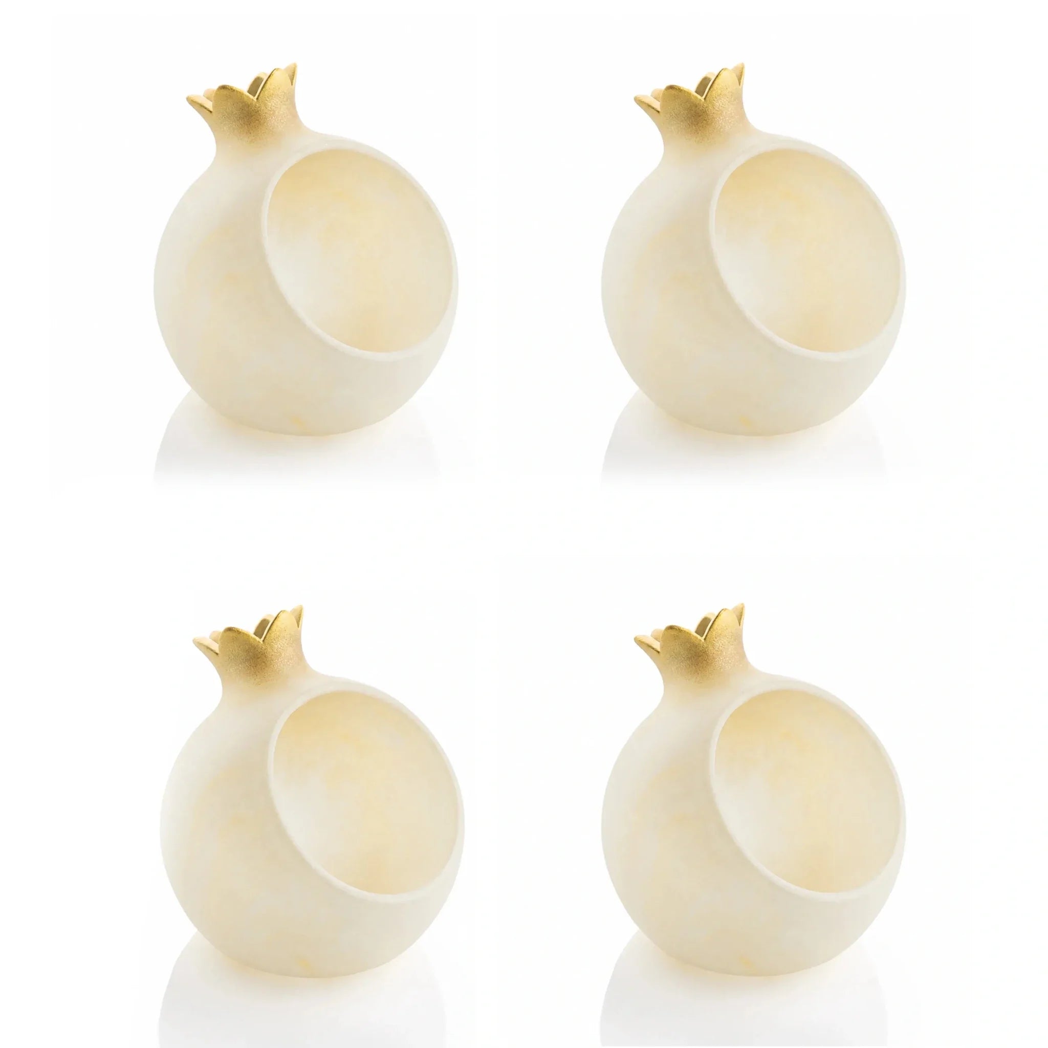 Resin Pomegranate Honey Dish Set (4)