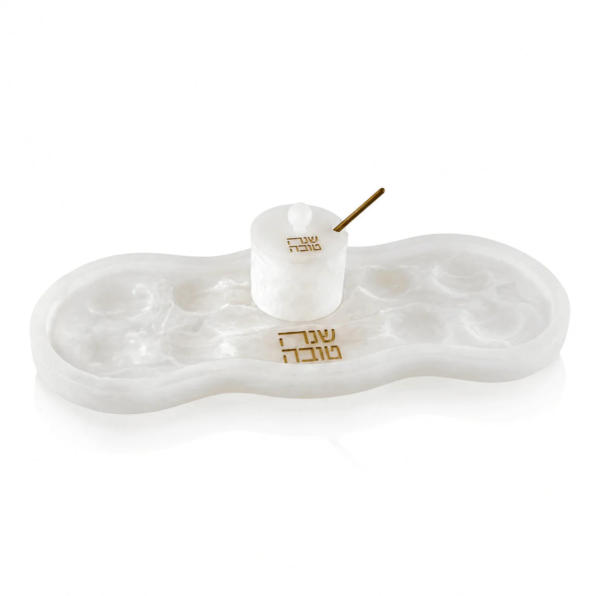 Rosh Hashana Curve Resin Simanim Tray