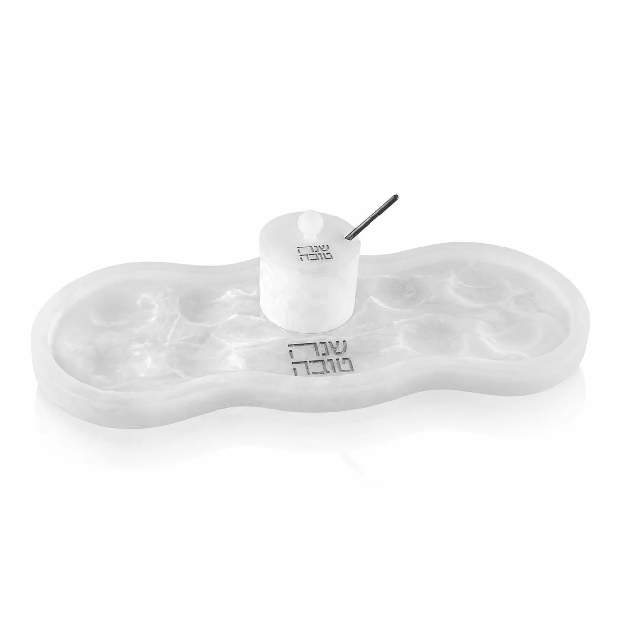 Rosh Hashana Curve Resin Simanim Tray