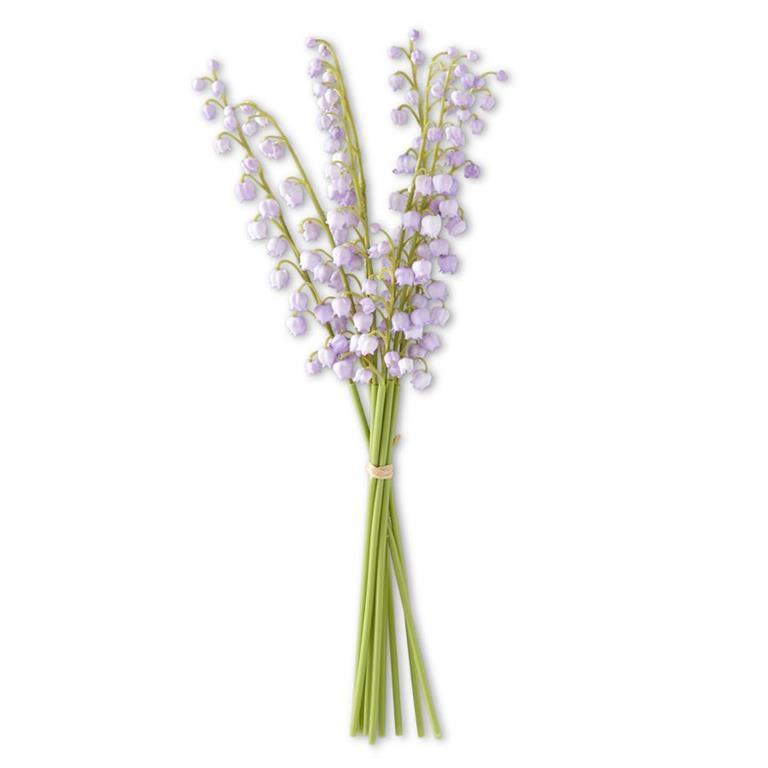 17" Real Touch Lily of the Valley Bundle (9 Stems) - Elegant Linen