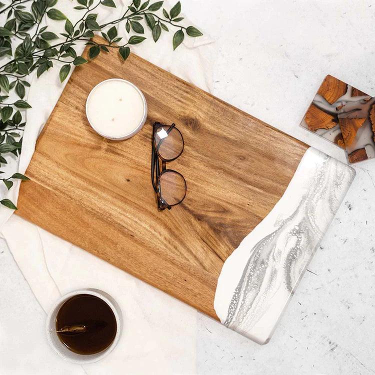 Acacia Bread Boards - Elegant Linen