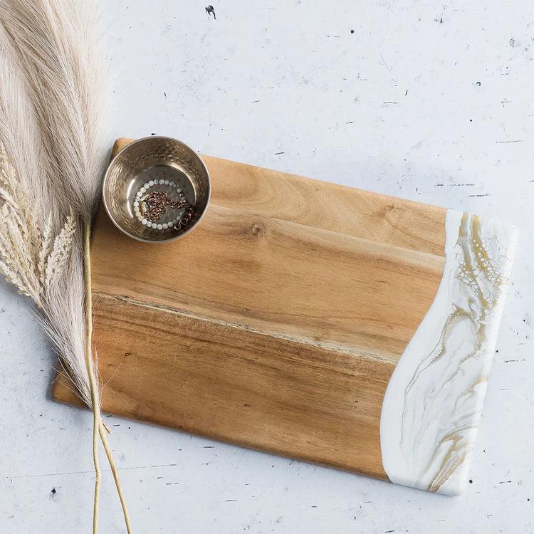 Acacia Bread Boards - Elegant Linen