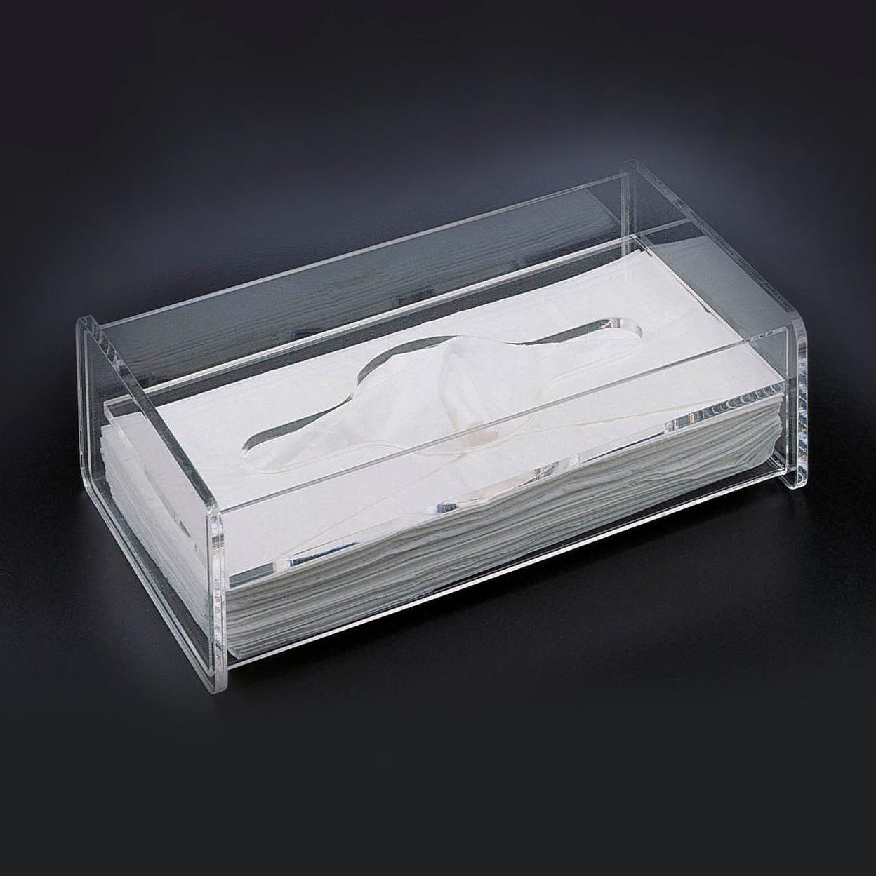 Acrylic Tissue Box - Elegant Linen