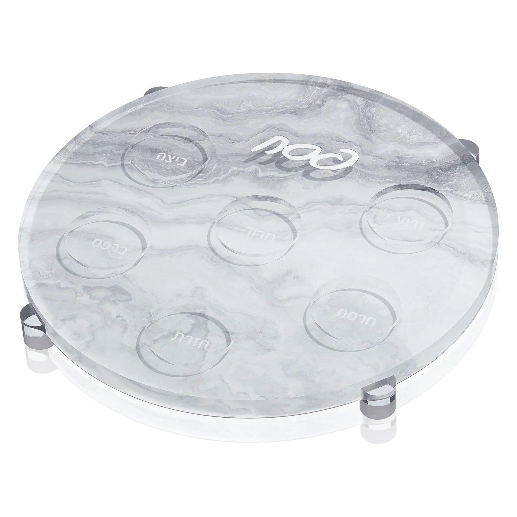 Agate Seder Plate - Elegant Linen