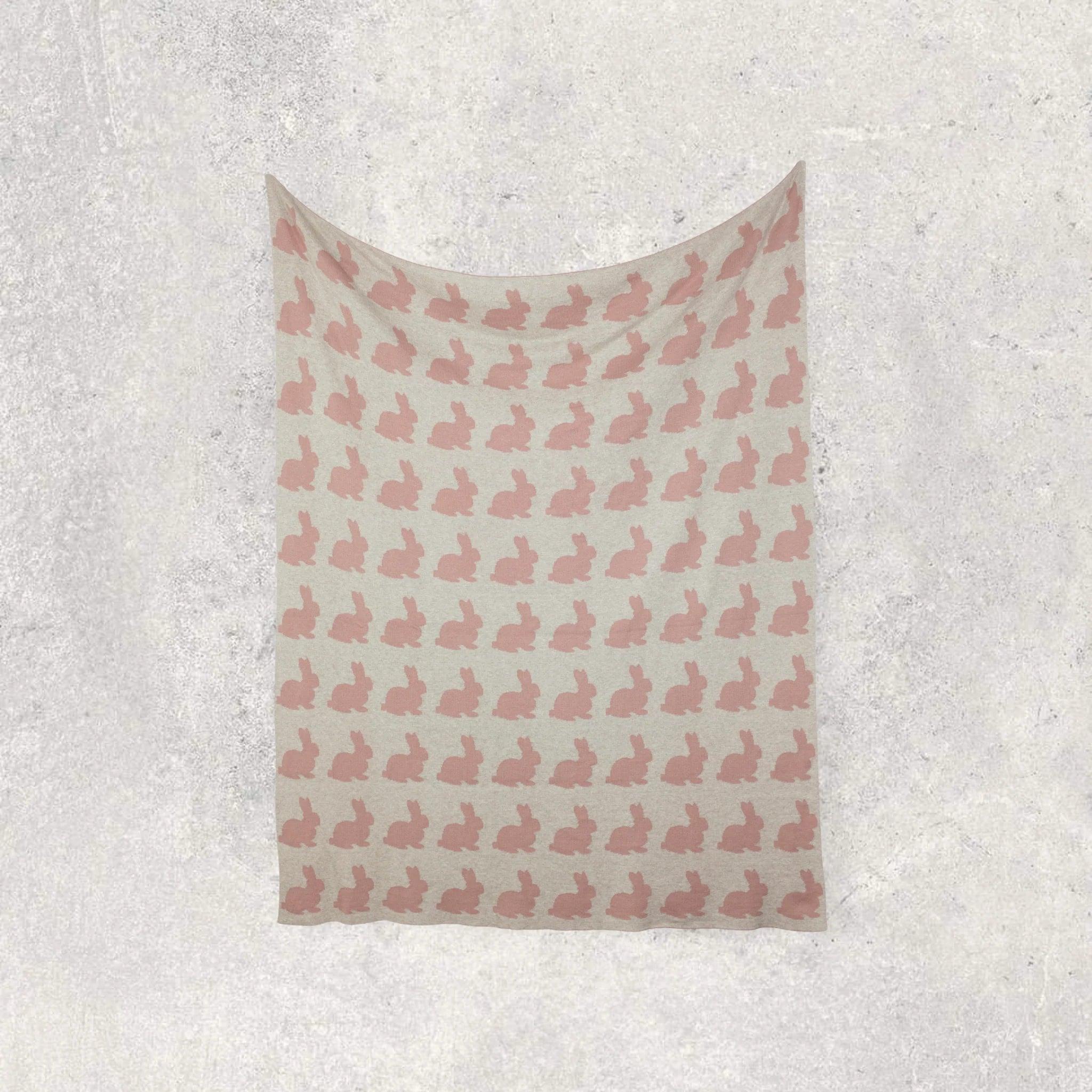 Baby Gift Set Bunny Pink/Beige - Elegant Linen