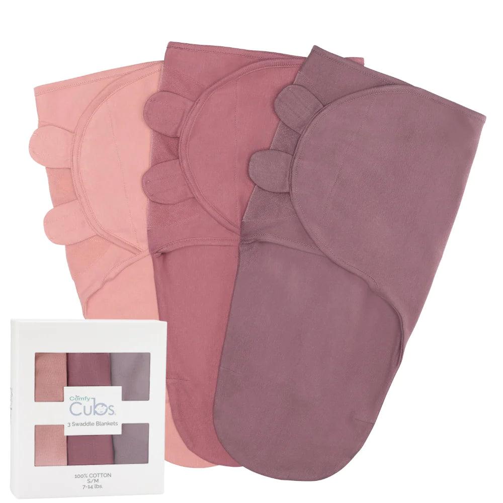 Baby Swaddle Blankets 3 Pack - Elegant Linen