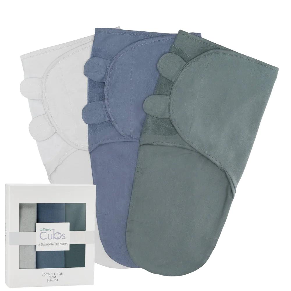 Baby Swaddle Blankets 3 Pack - Elegant Linen