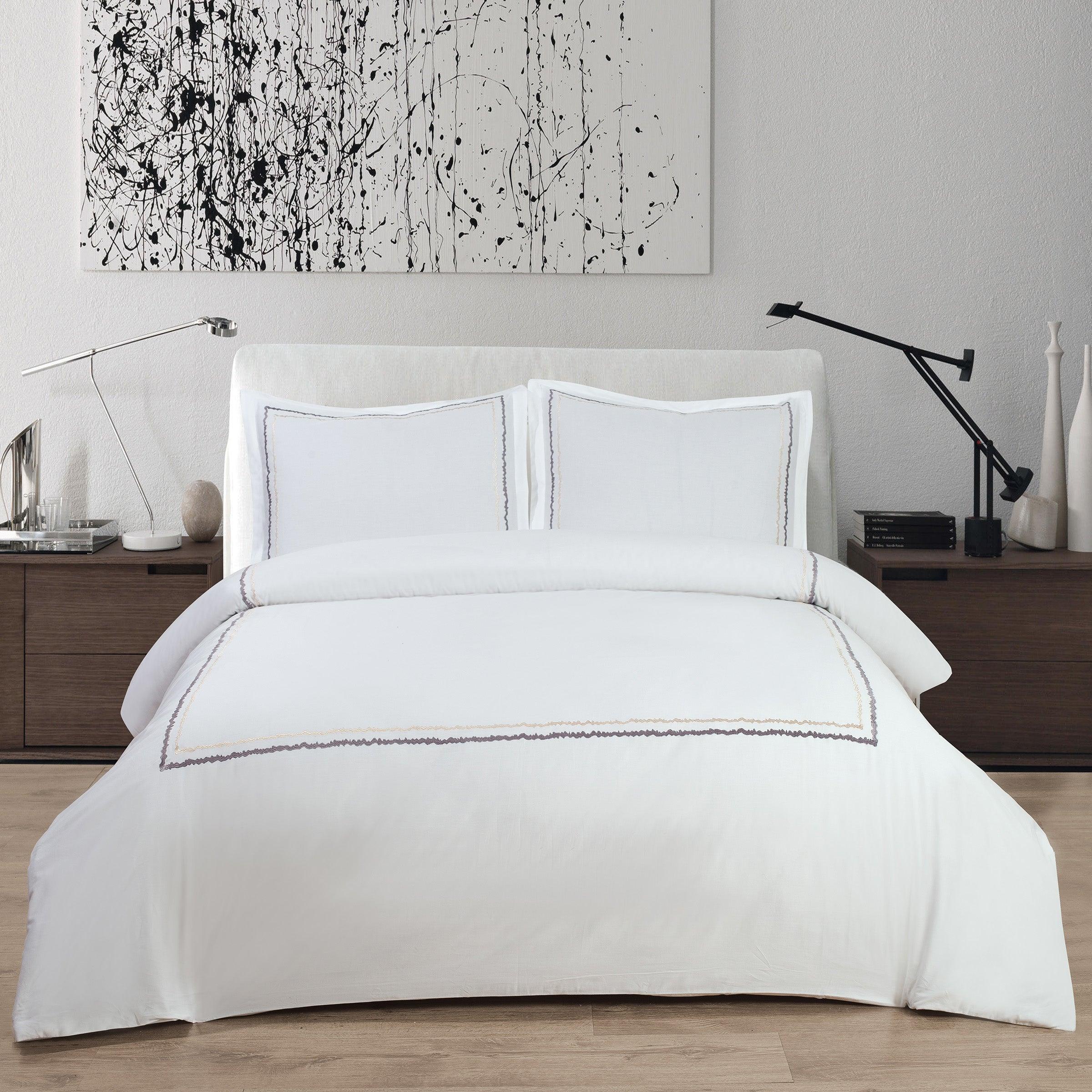 Bellagio 4 Piece Bedding Set - Elegant Linen