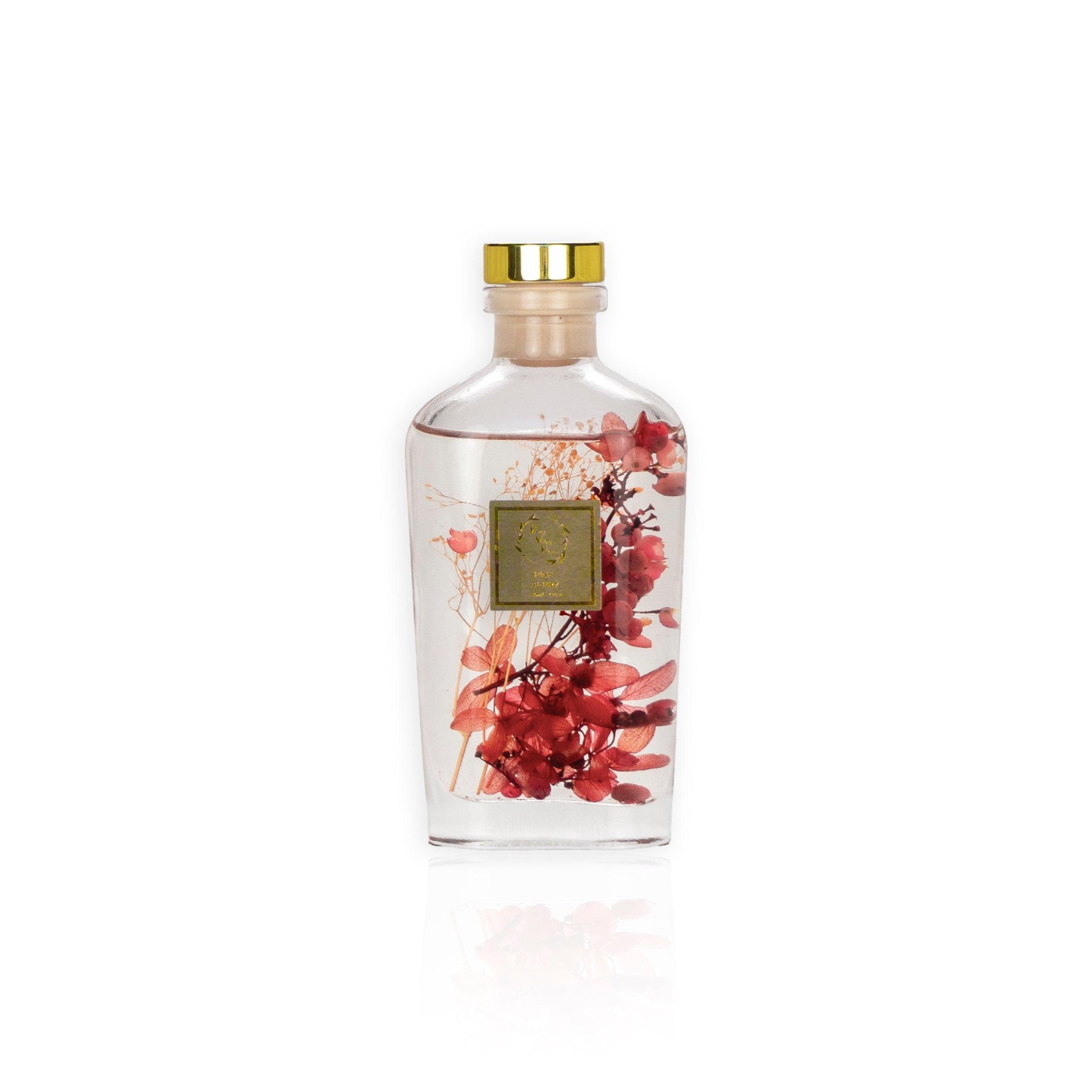 Botanical Reed Fragrance Diffuser-Pink Berry - Elegant Linen