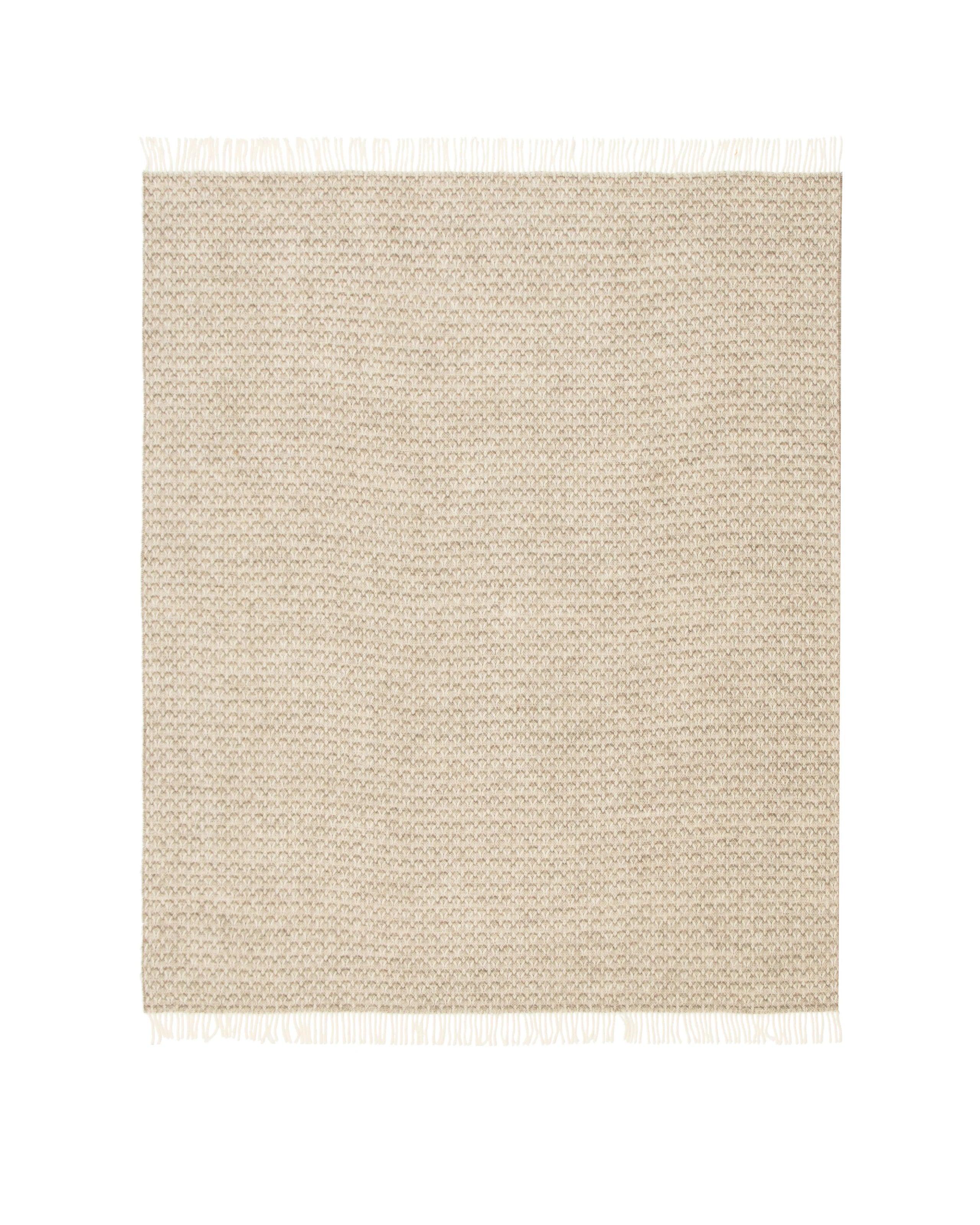Braies T Virgin Wool Plaid Throw - Elegant Linen