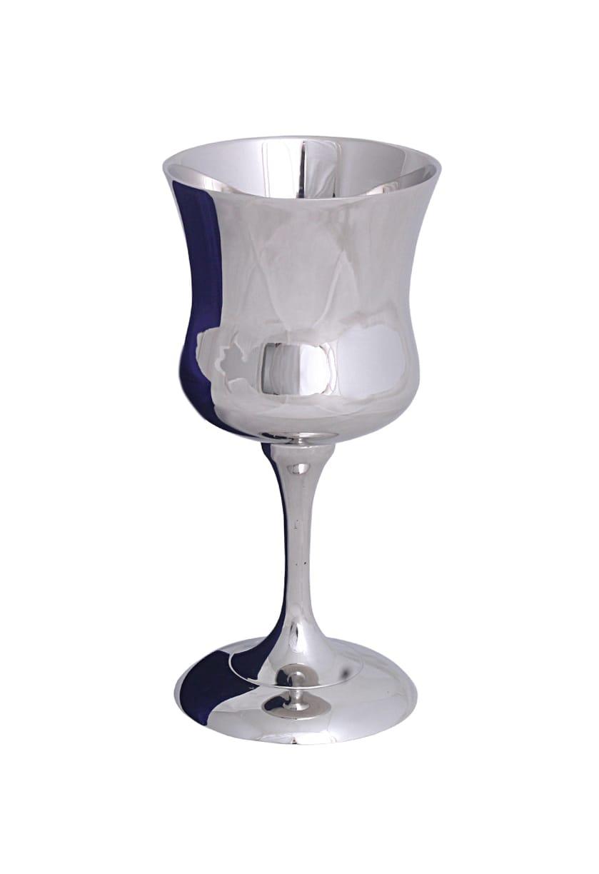 Brass Kiddush Cup Polished - Elegant Linen