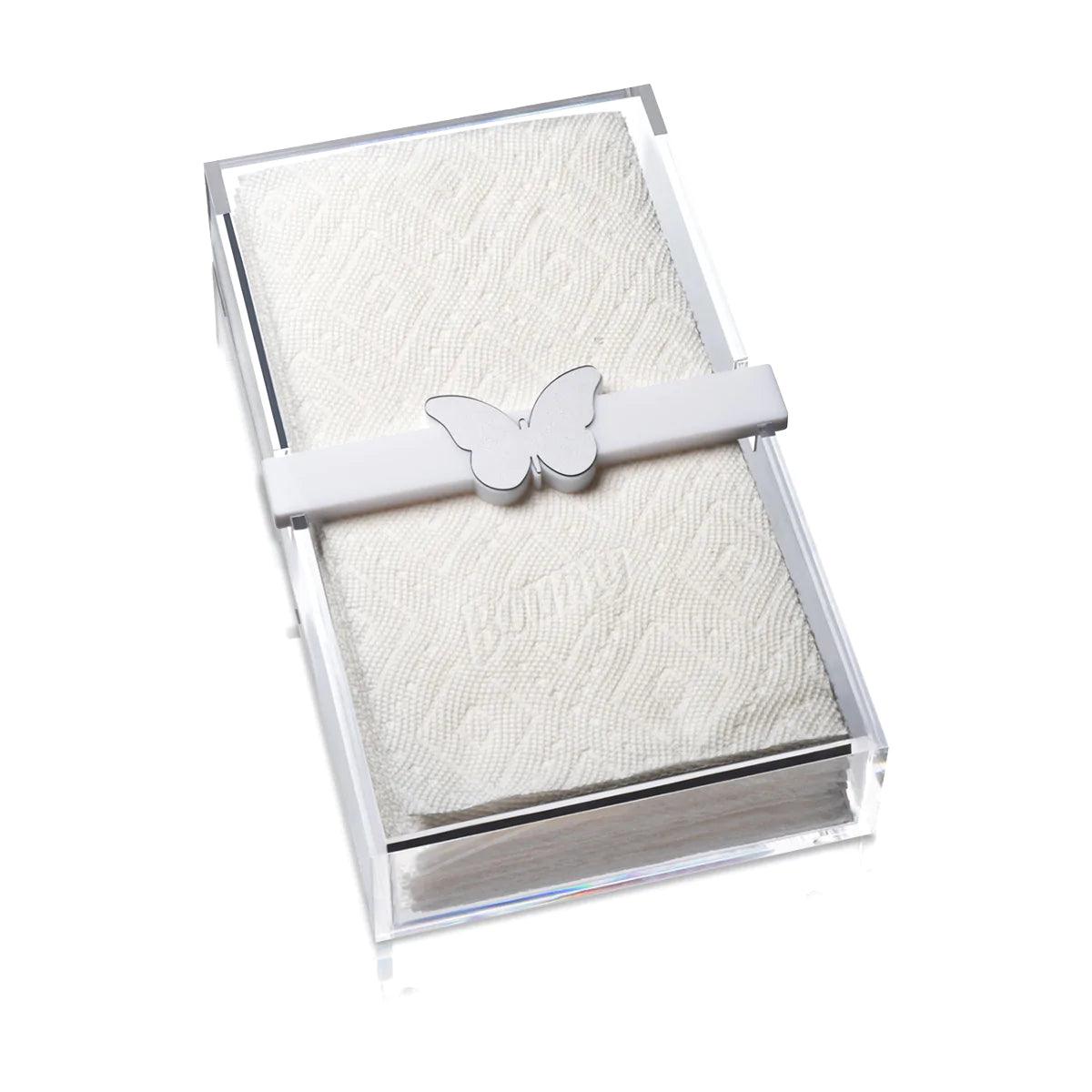 Butterfly Paper Towel Holder - Elegant Linen