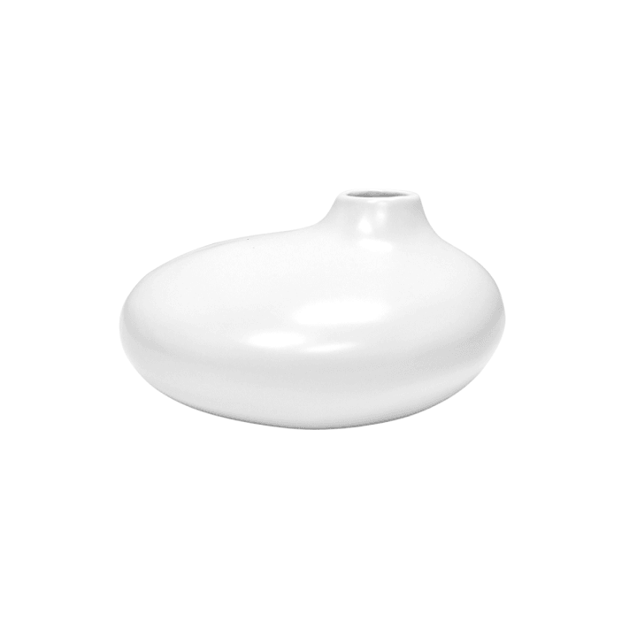 Ceramic Round Bud Vase - Elegant Linen