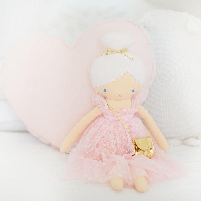 Charlotte Doll 48cm Pink - Elegant Linen