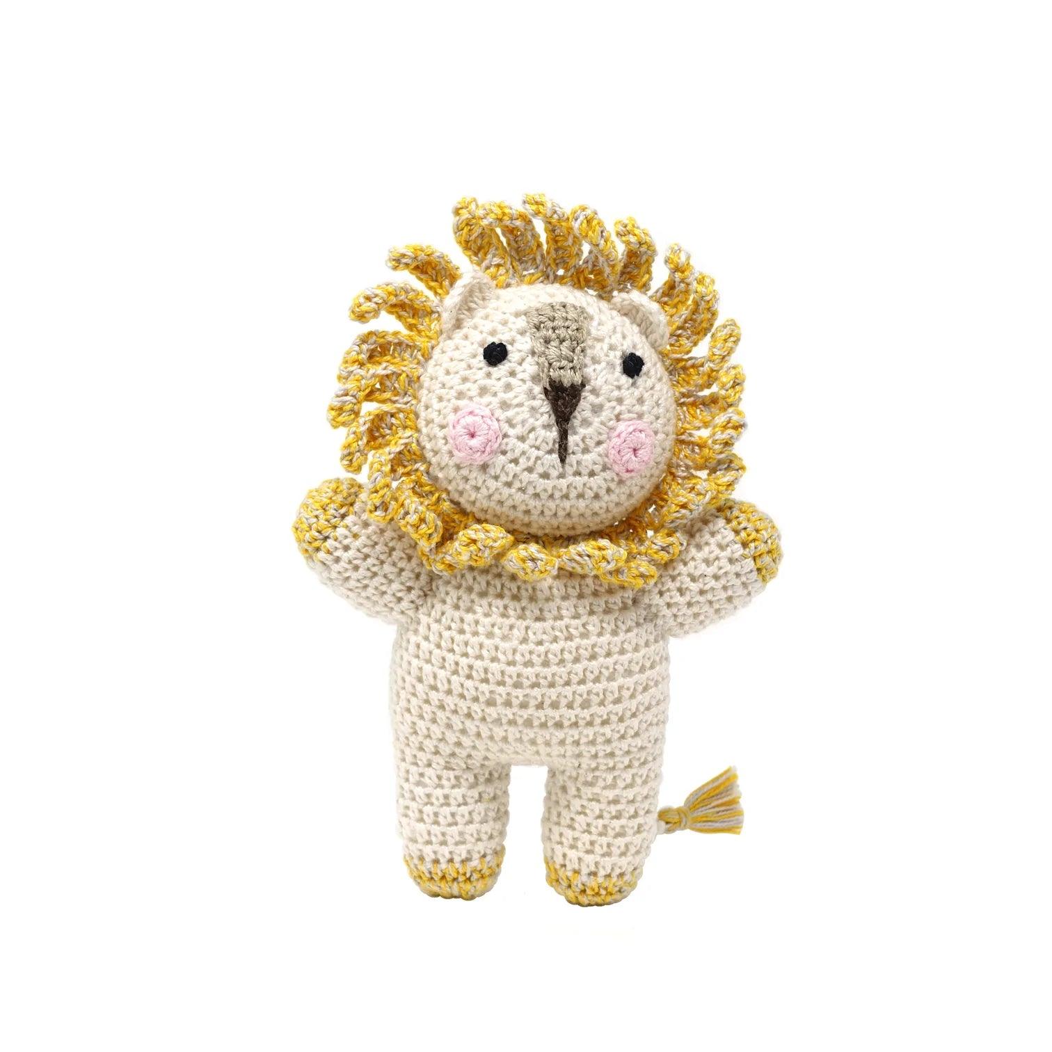 Crochet Lion Toy - Elegant Linen