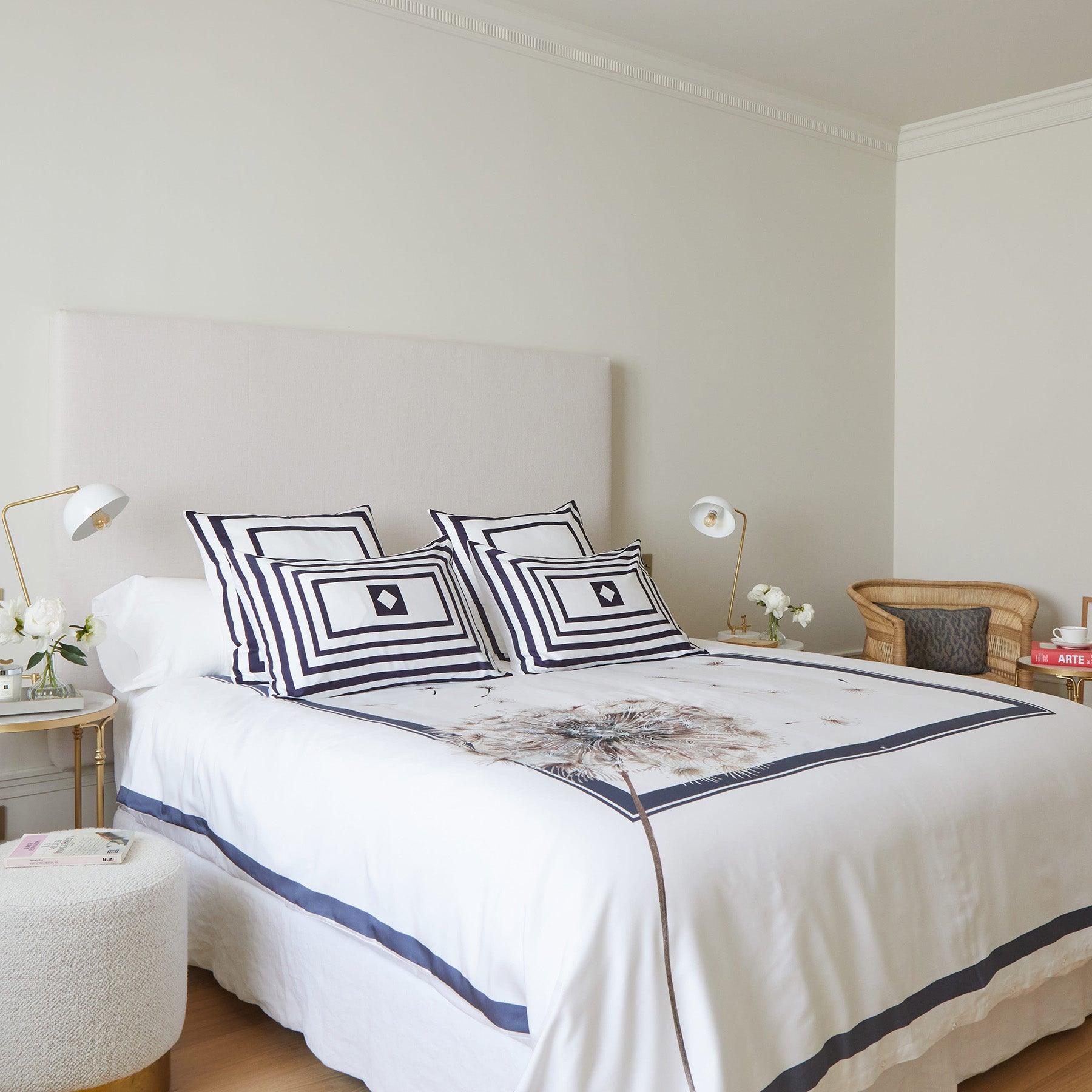 Dandelion 4 Piece Bedding Set - Elegant Linen