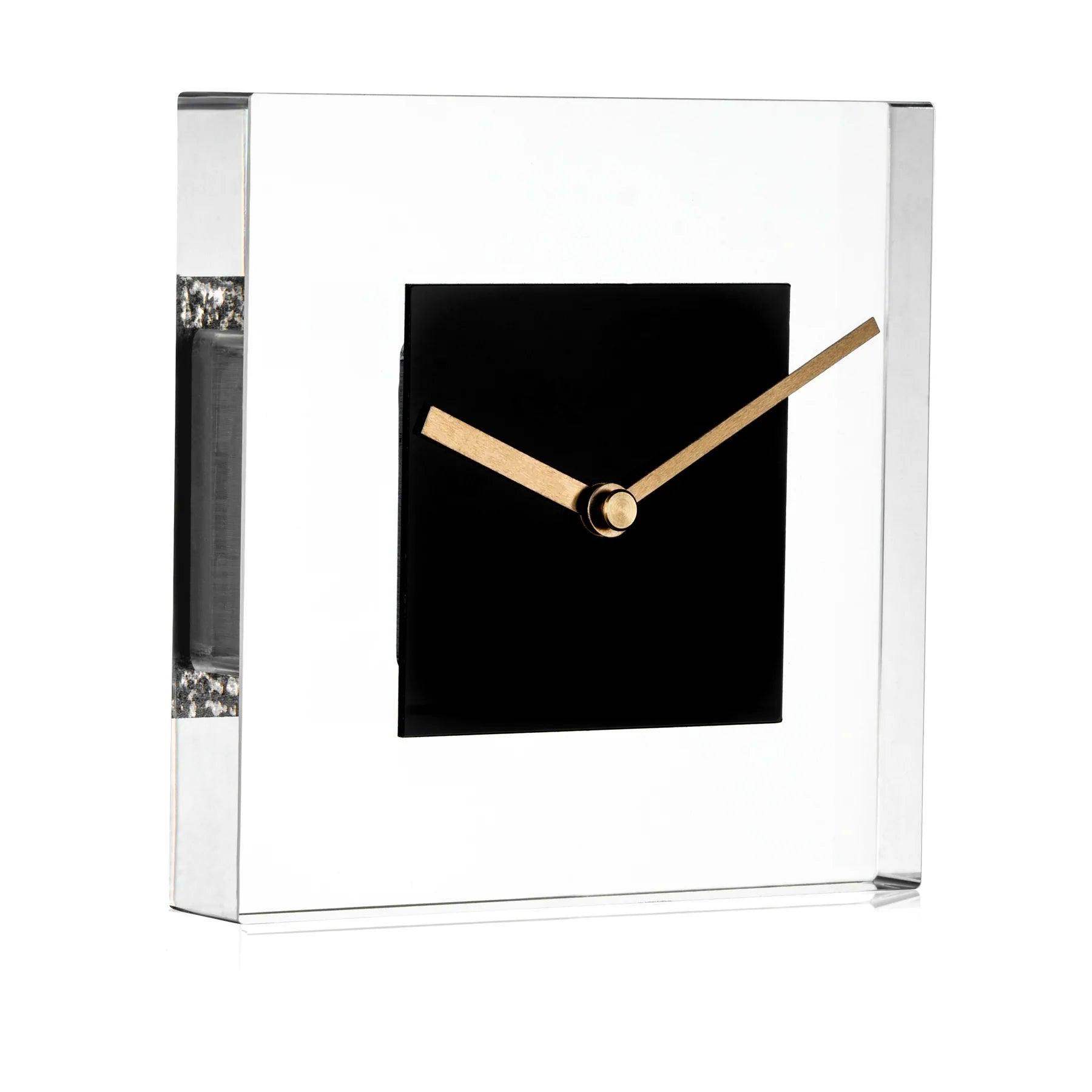 Desk Clock - Elegant Linen