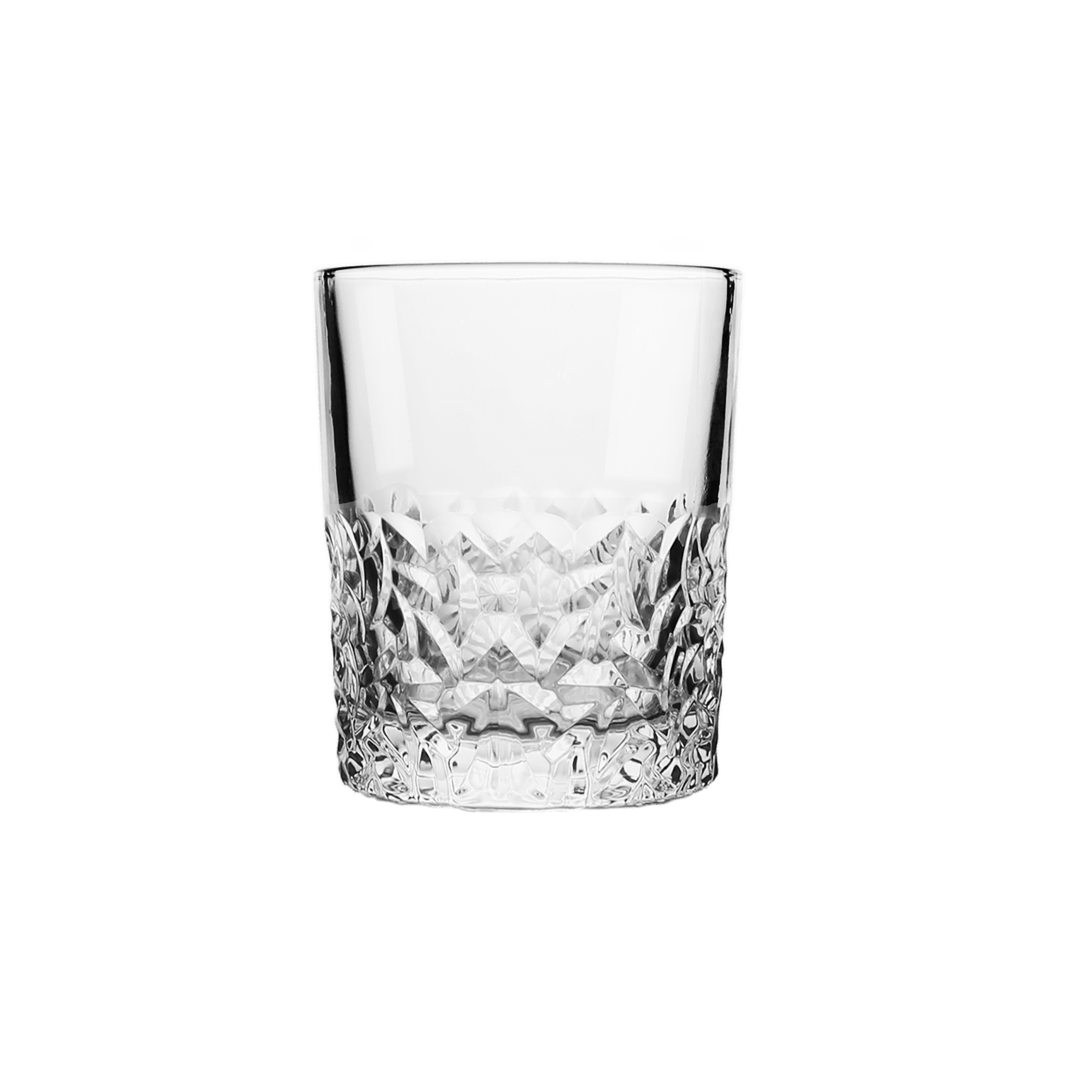 Detailed Designed Crystal Decanter with 6 Cups Set - Elegant Linen