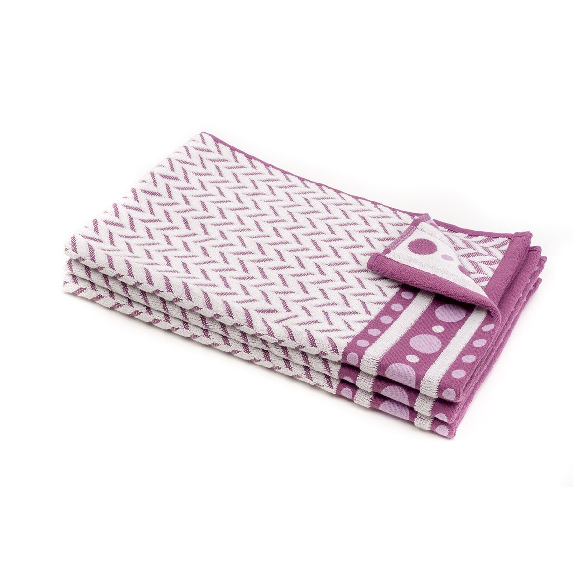 Roseberry Dotty Poly Dish Towel - Elegant Linen