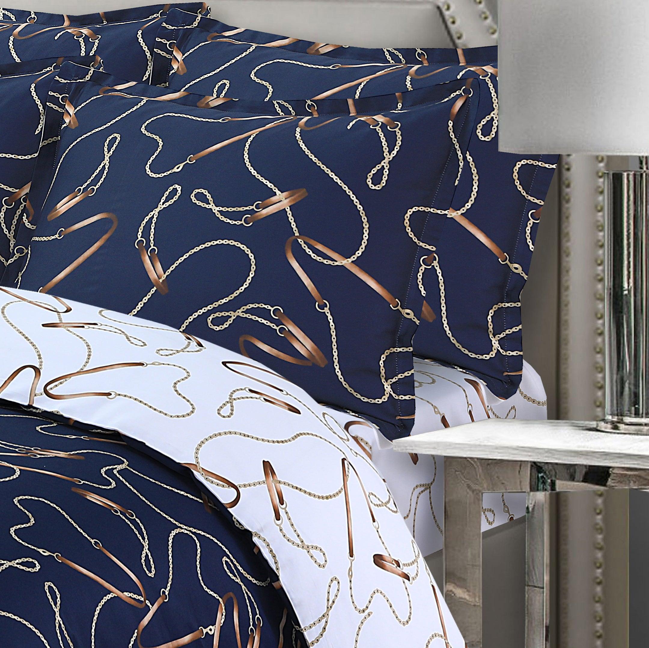 Fendi Chain 4 Piece Bedding Set - Elegant Linen