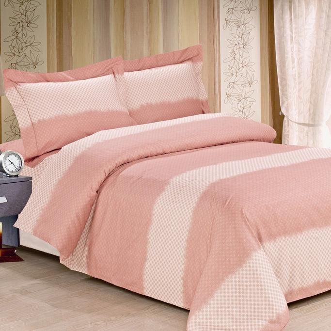 French Cuddly Peach 6 Piece Bedding Set - Elegant Linen