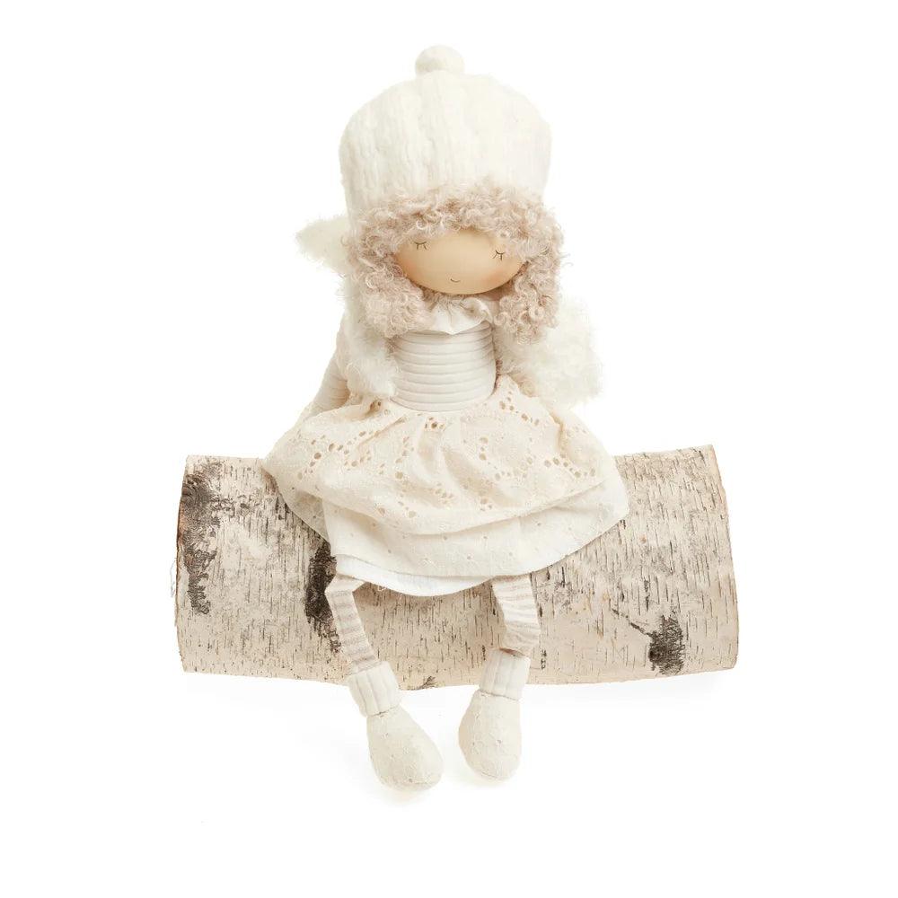 Girl Sitting Doll - Elegant Linen