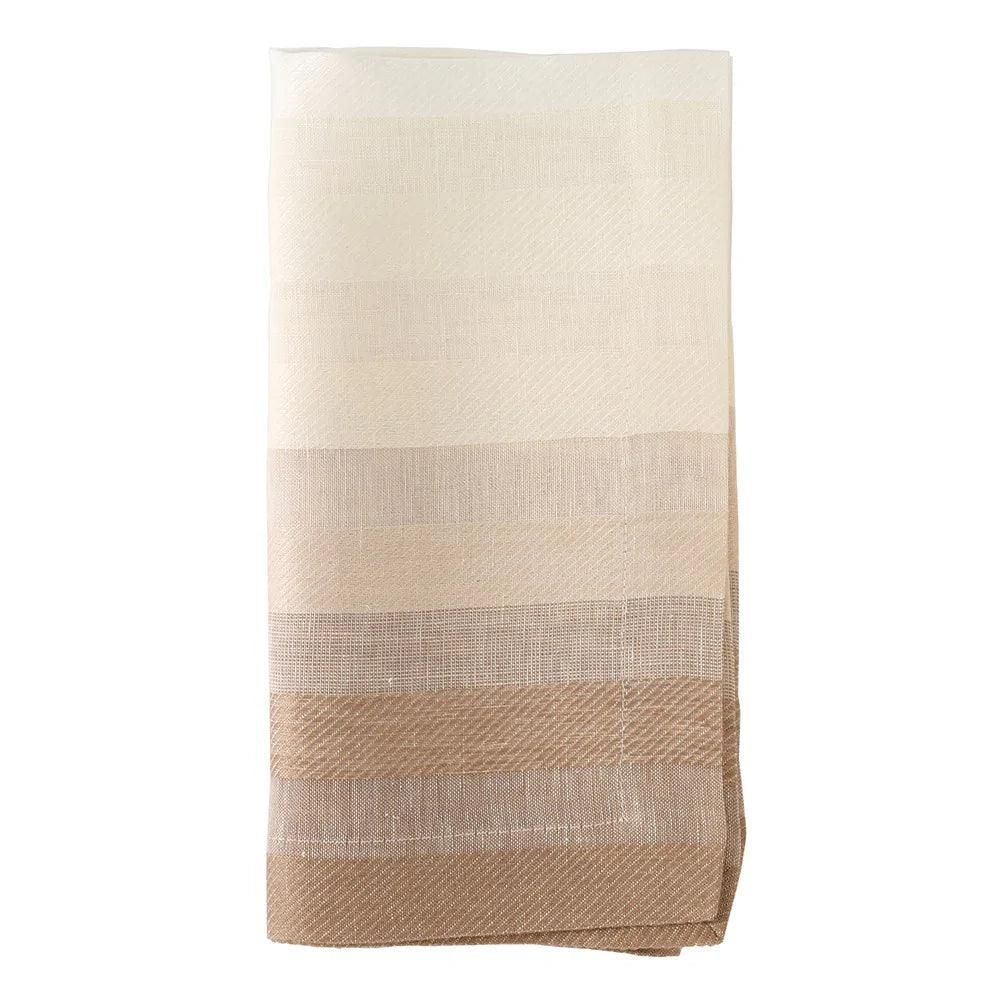 Gradient Stripe Napkin - Elegant Linen