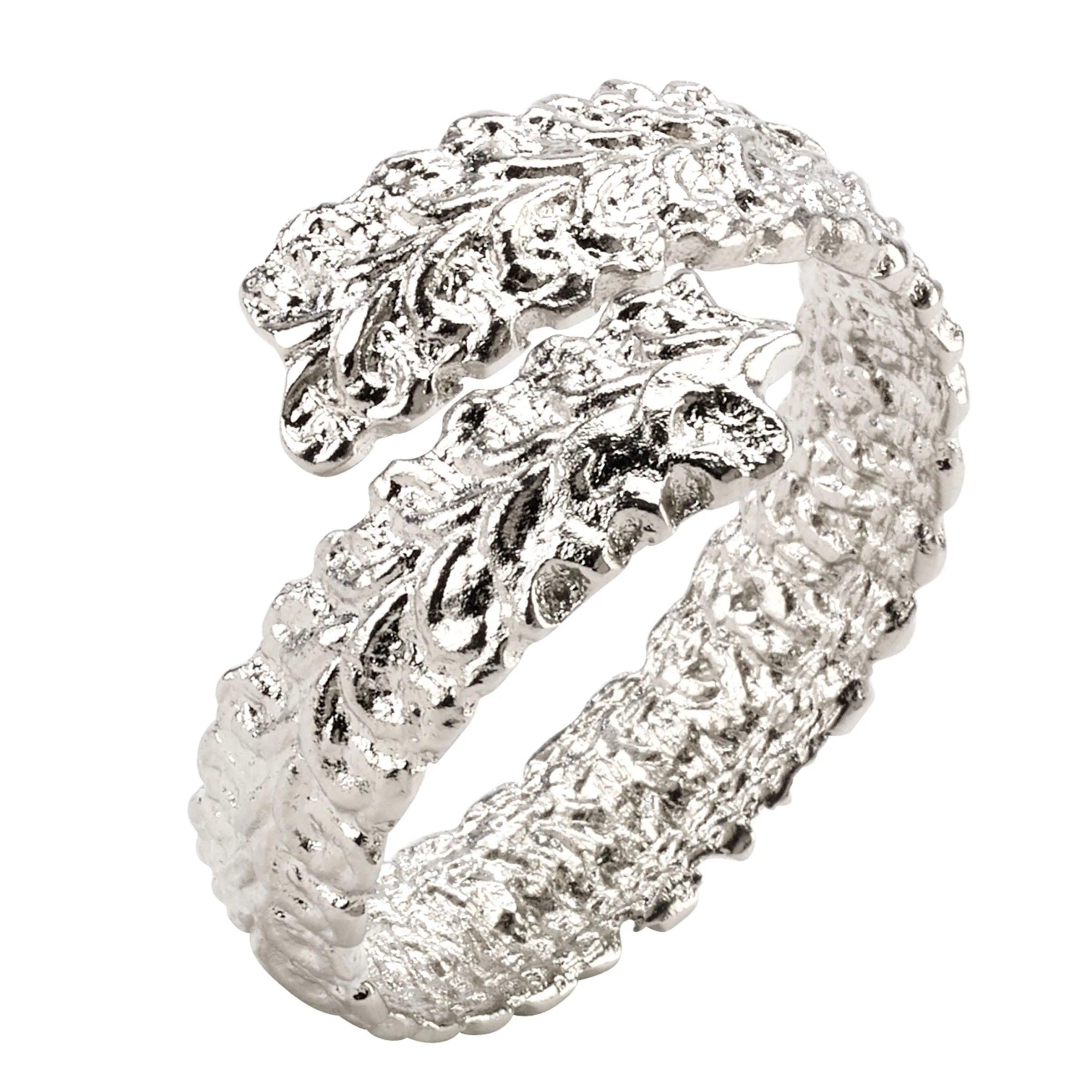 Hellenic Wrap Napkin Ring - Elegant Linen
