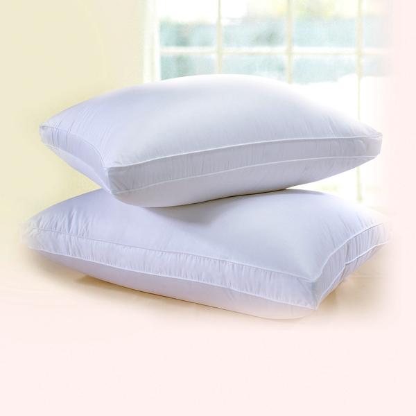 Himalaya Gusseted 700 or 800 Fill Power White Goose Down European Pillow - Elegant Linen