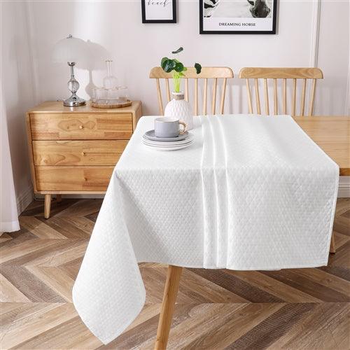 Elegant Linen Jacquard Tablecloth TC1365 - Thumbnail 2