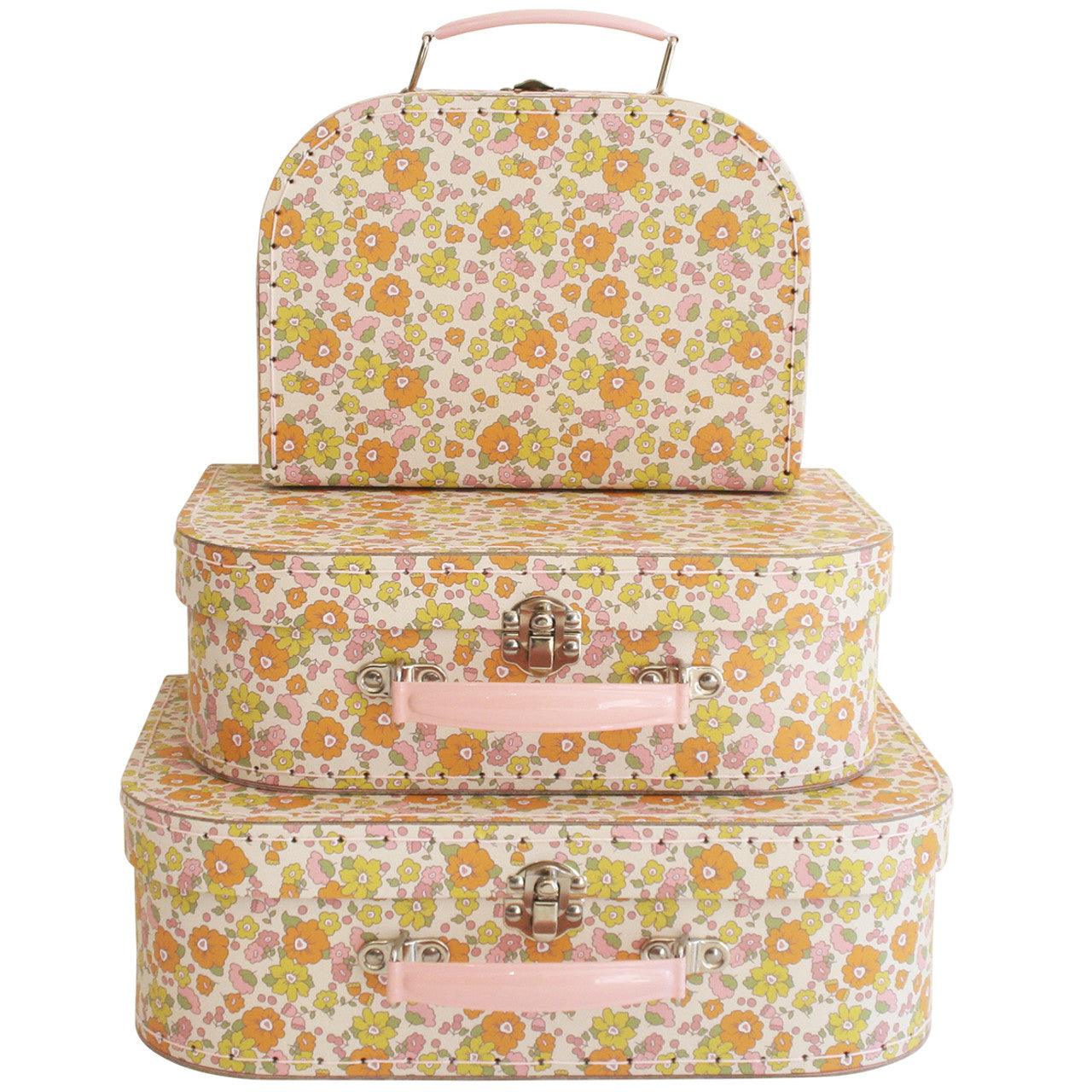 Kids Carry Case Set - Sweet Marigold - Elegant Linen