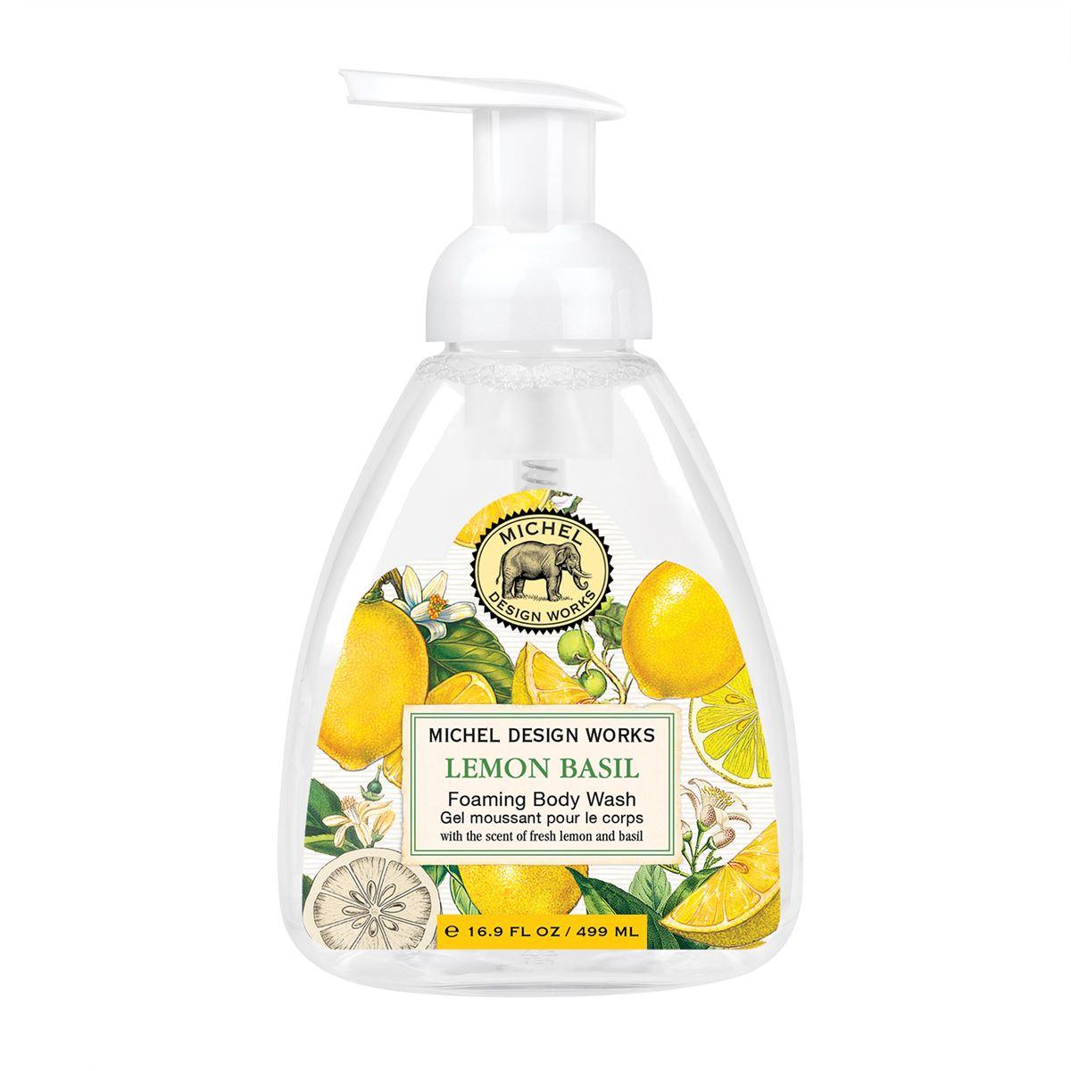 Lemon Basil Foaming Body Wash - Elegant Linen