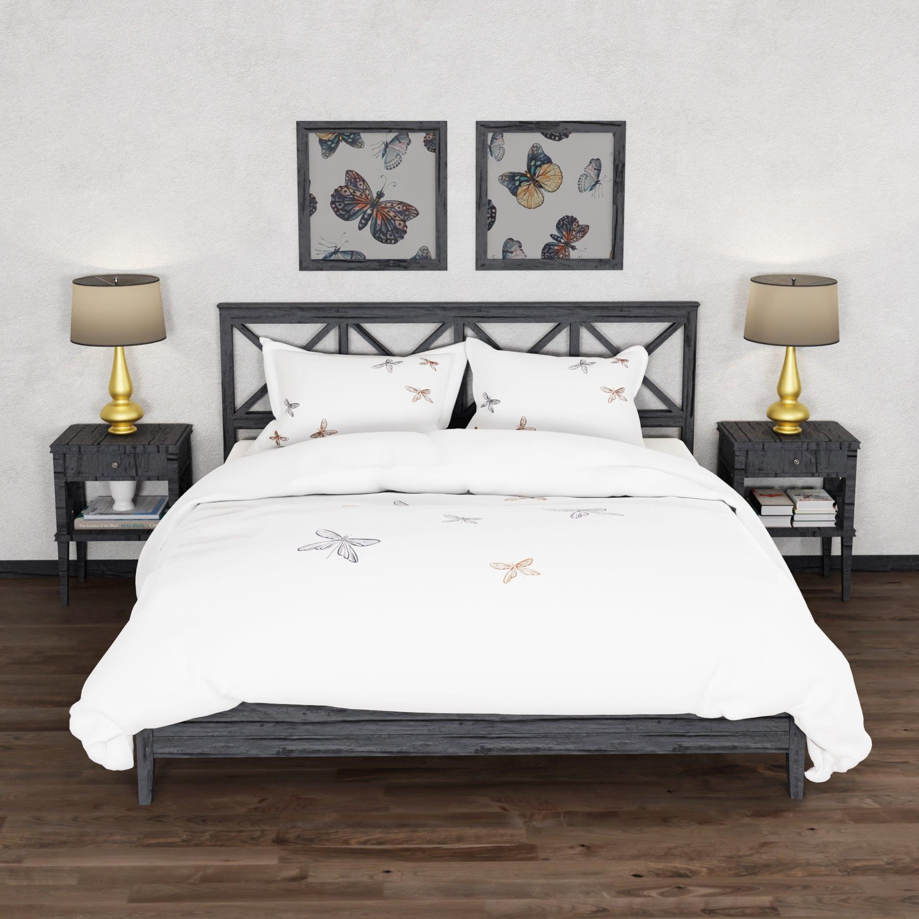 Libellule 4 Piece Bedding Set - Elegant Linen